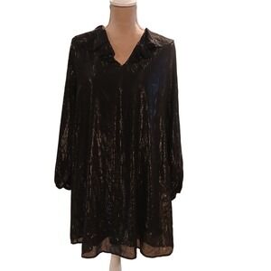 andree by unit black dress Andree by Unit black Swiss dot dress size 1X